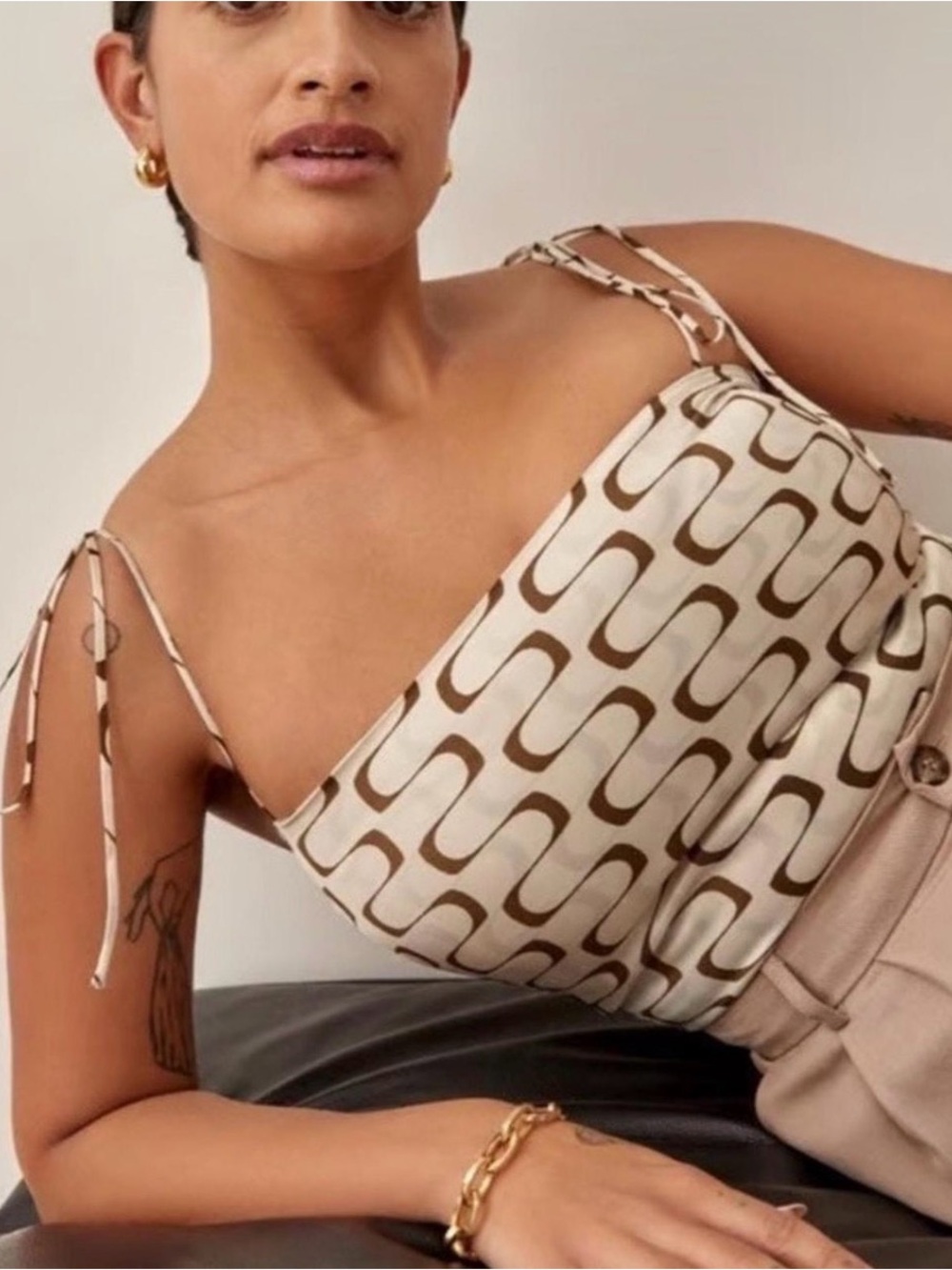 Reformation Lucrezia Silk Tank Top